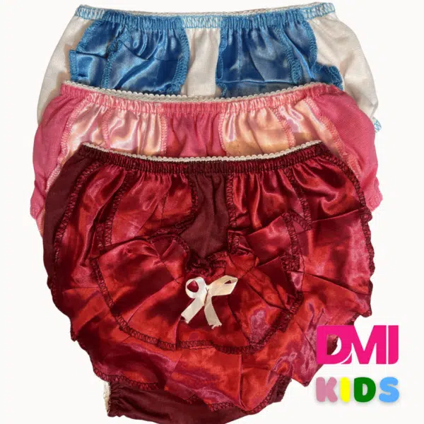 Calcinha Infantil Bunda Rica Simples Pacote Com 10 Unidades - Imagem 2