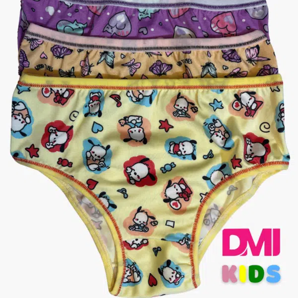 Calcinha Infantil Tanga Lia Pacote Com 10 Unidades