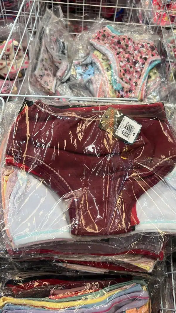 Calcinha Infantil Tecido Cotton Pacote Com 10 Unidades - Imagem 6