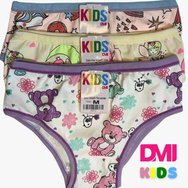 CALCINHA INFANTIL POLIAMIDA ILARA 030