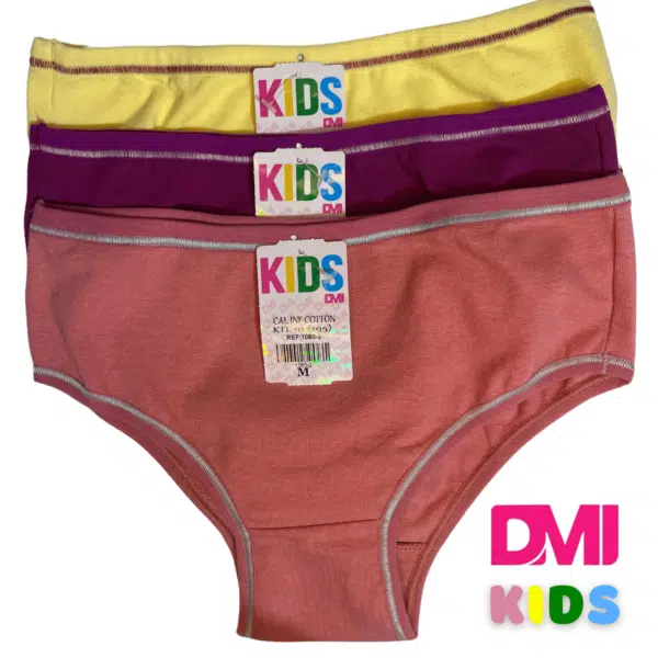 Calcinha Infantil Tecido Cotton Pacote Com 10 Unidades - Imagem 2