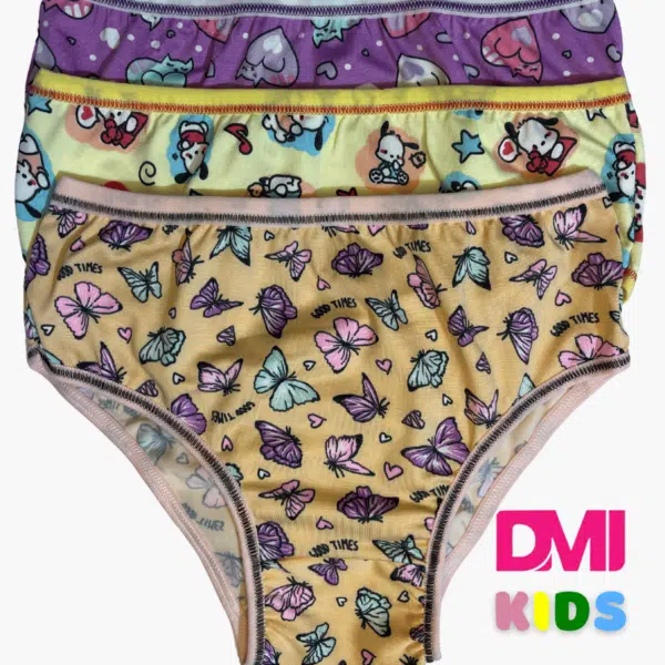 Calcinha Infantil Tanga Lia Pacote Com 10 Unidades - Imagem 2