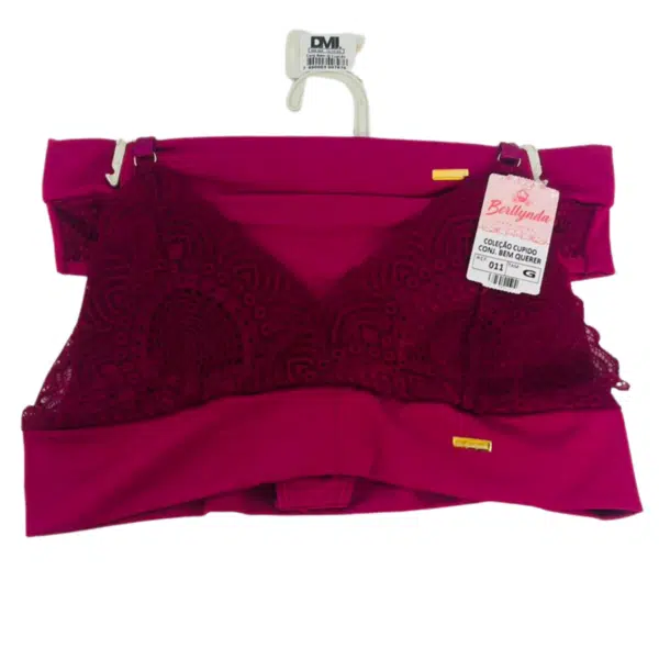 Conjunto Sutiã e Calcinha Com renda Bem Querer - Imagem 4