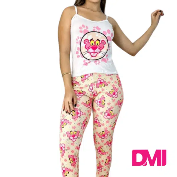 Baby Doll Calça Estampado Adulto - Imagem 11