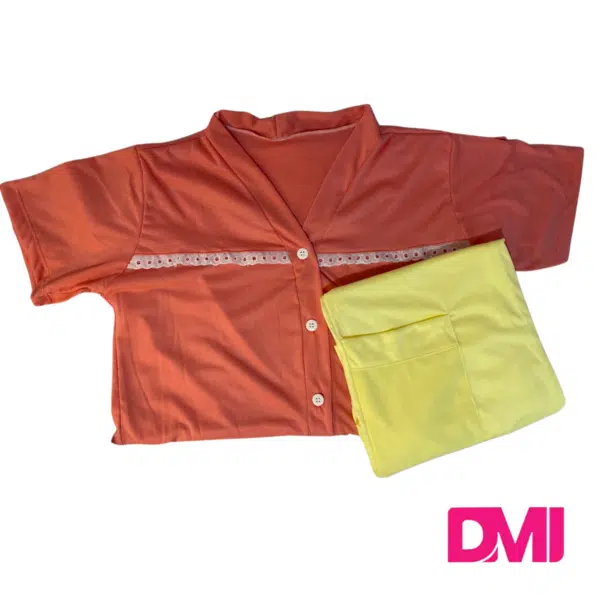 Camisola Para Senhoras Com Aberturas Em Botões - Imagem 2
