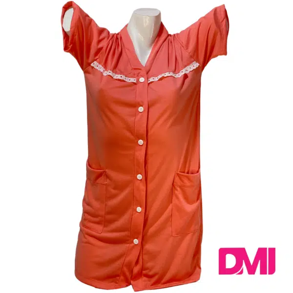 Camisola Para Senhoras Com Aberturas Em Botões