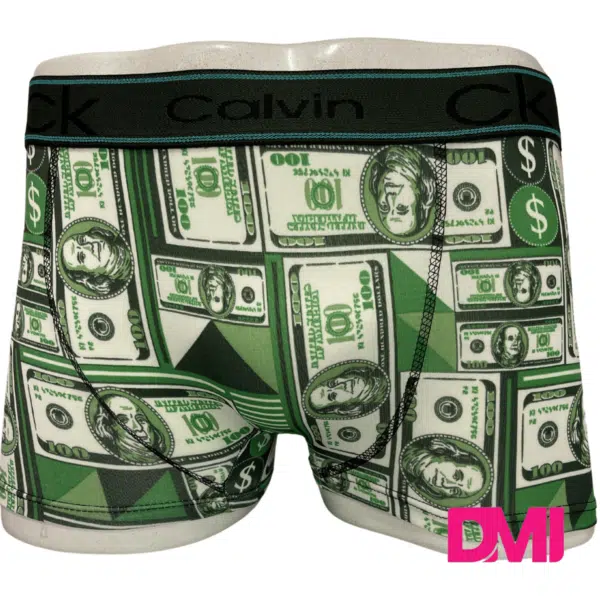 Cueca Box Adulto Estampada Tecido Microfibra Pacote Com 3 Unidades - Imagem 9