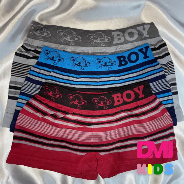 Cueca Box Infantil Men Pacote com 12 Unidades Tamanhos Variados - Imagem 2