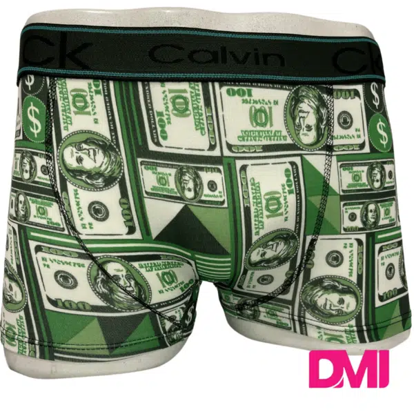 Cueca Box Adulto Estampada Tecido Microfibra Pacote Com 3 Unidades - Imagem 8