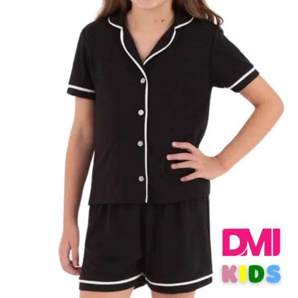 Baby Doll Infantil Americano Sem Estampa - Imagem 2