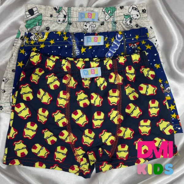 Cueca Box Infatil Fox Pacote Com 4 Unidades - Imagem 3