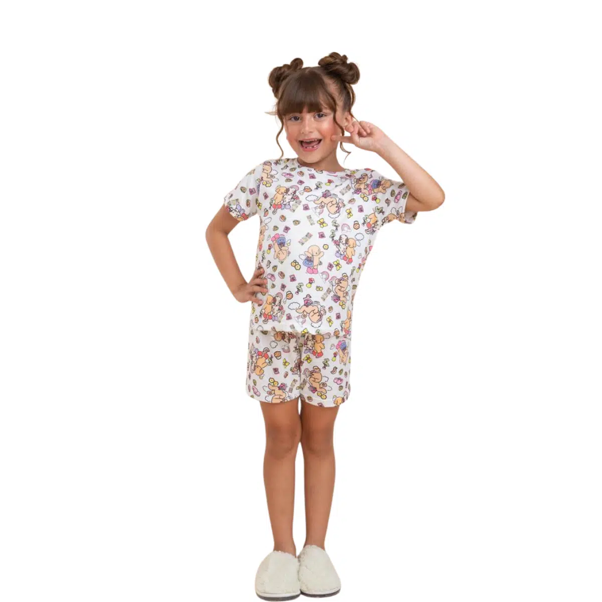 BABYDOLL INF FEM SUEDE 141823 - Imagem 4